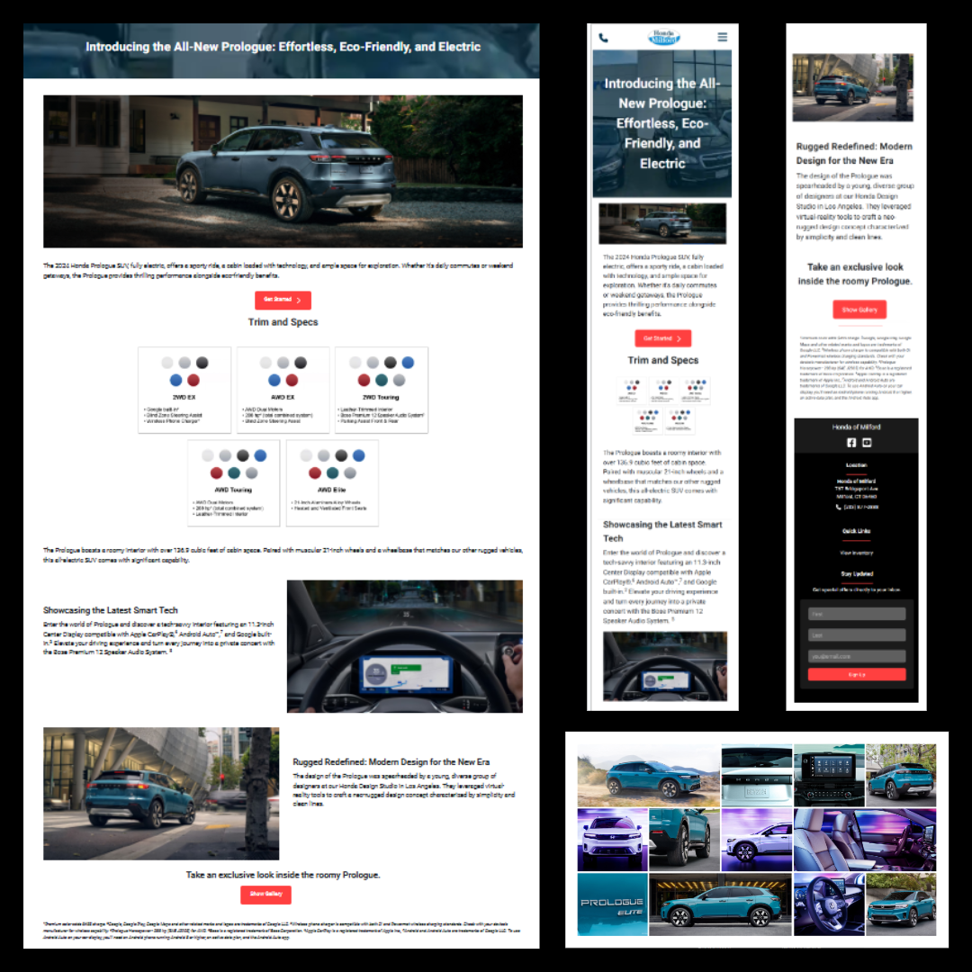 Auto Design Wireframe
